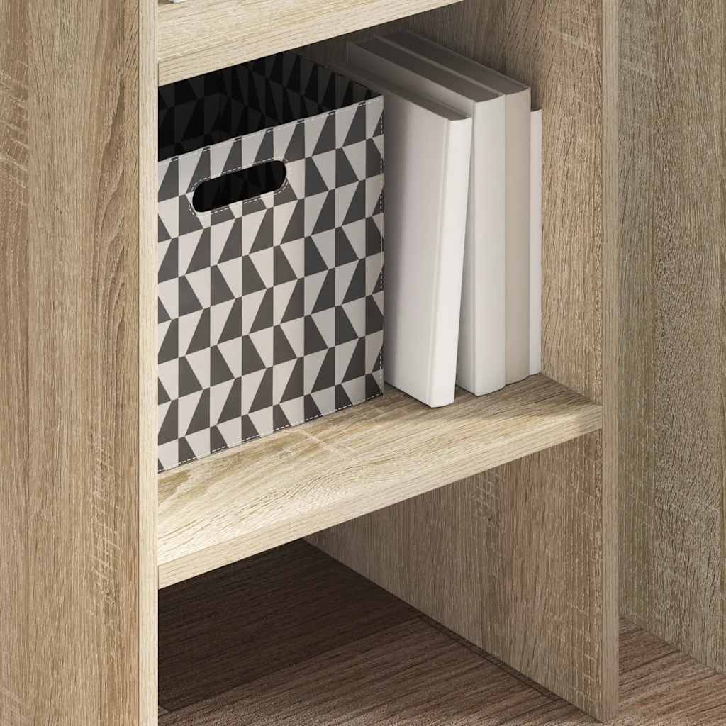 Book Cabinet Sonoma Oak 40x35x180 cm Engineered Wood